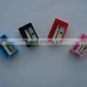 High Quality One Hole Colorful Pencil Sharpener for Brands thumbnail-3