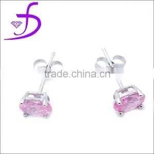 Trendy 2014 China Cheap Wholesale Fashion Design cz Ear Stud for Girls thumbnail-1