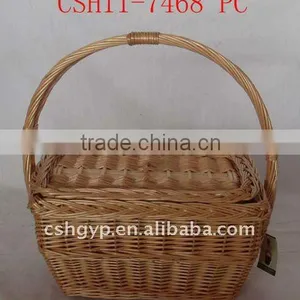 New Style of Willow Laundry Basket thumbnail-1