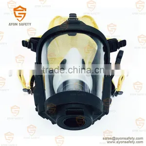 Radio Mask Communication and Talkable Mask for Military and Civil Defence and Fire Fighting With Kevla Head Net - Ayonsafety thumbnail-2