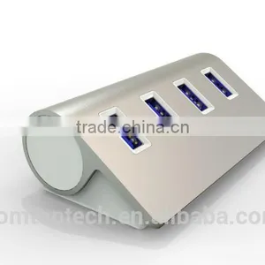 Aluminum High Speed 4 Port USB 3.0 Hub thumbnail-1