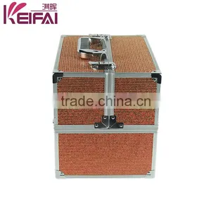 Good-Looking Custom Logo Red Pvc Small Cosmetic Lock Storage Box thumbnail-3