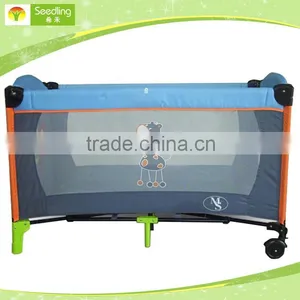 Play Pen Baby Furniture, Three Sides Mesh Baby Play Pen, Safe Baby Play Yard thumbnail-3