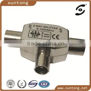 Compression Waterproof 2 Way Splitter 0-1000MHz thumbnail-1