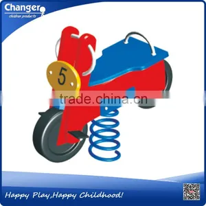 Daycare Eco Friendly Plastic Spring Rocking Horses for Toddlers thumbnail-1