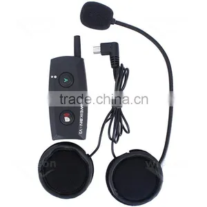New Arrival V3-1500M Motorcycle Motorbike Helmet Bluetooth Intercom Interphone Walkie Talkie Helmet Headset Support 3 Riders thumbnail-5