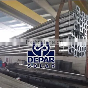 7m Polygon Street Light Pole -hot Dip Galvanized Lamp Post, Lamp Column thumbnail-4