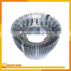 Anodized Black Pure Aluminum Cold Forging LED Light Pin Fin Heat Sink thumbnail-2