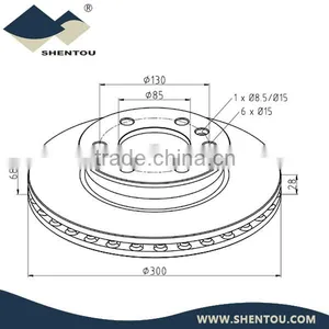Mercedes Benz Brake Disc 906 421 00 12 thumbnail-1