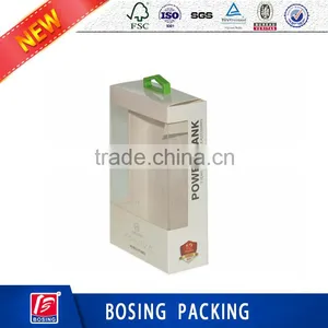 Ivory Board Battery Packaging Box With Clear PVC Window thumbnail-1