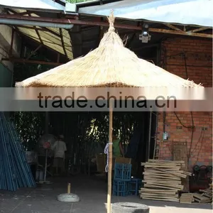 CHEAP THATCH UMBRELLA/SEAGRASS UMBRELLA/PALM LEAF UMBRELLA & ROLLS - VIETNAM - Candy@gianguyencraft.com (MS CANDY) thumbnail-1