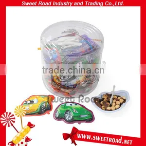 Car Shaped Chocolate Biscuit in PVC Jar thumbnail-1