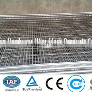 Temporary Metal Fence/hot Dipped Galvanized Welded Wire Mesh Fence With Pipe Frame thumbnail-5