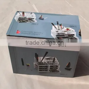 Wholesale Innovative Portable Clear Cosmetic Acrylic Makeup Organizer With 4 Drawer for Store Jewelry Cosmetic thumbnail-3