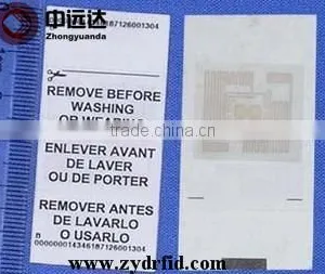 Passive Rfid Tag UHF RFID Woven Fabric Laundry Tag thumbnail-2