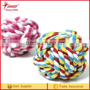 Wholesales Colorful 8cm Cotton Rope Pet Ball,pet Toys thumbnail-1