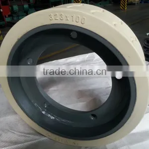 4520176 2915013 2915012 Jlg Solid Rubber Wheel for Scissor Lift thumbnail-5