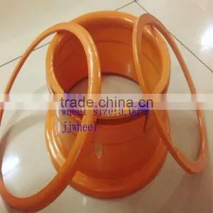 P.C.D160,180mm High Strength Material Forklift Wheel Rim thumbnail-4