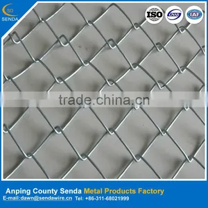 Chain Link Fencing Reinforcing Mesh/iron Rod Made Diamond Wire Mesh Fence thumbnail-1