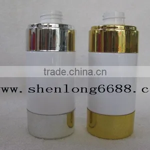 300ml Golden and Silver Plastic Shampoo Bottle thumbnail-1