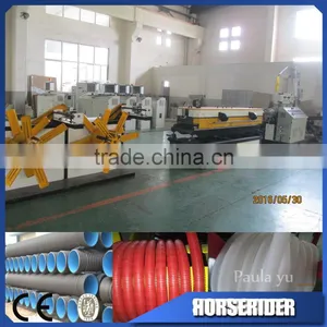 Corrugated Pipe Plastic Machine/dwc Corrugated Pipe Machine/corrugated Pipe Machine thumbnail-1