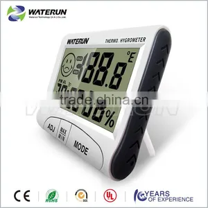 Wall Clock Digital Thermometer and Hygrometer thumbnail-1