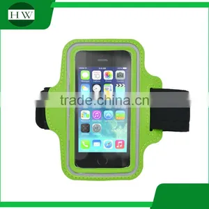 Outdoor Sport Accessories Logo Printed Reflective Armband Running Stretch Mobile Phone Arm Band Armbag thumbnail-1