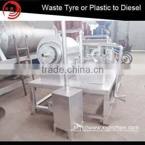 New Design Small Waste Tyre Pyrolysis Plant Scale Crude Red Palm Oil Refining Machine thumbnail-3