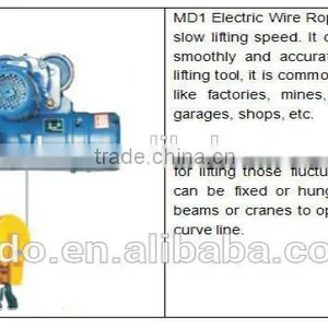 2t Wireless Remote Control Wire Rope Electric Hoist thumbnail-3