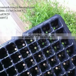 PS Material Plastic Plant Nursery Seedling Black Hole Tray 288 Cell With Different Thickness thumbnail-5