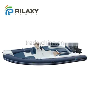 Rilaxy 23ft 7.0m Semi Rigid Boat RIB 700 With Suzuki Outboard Engine thumbnail-1