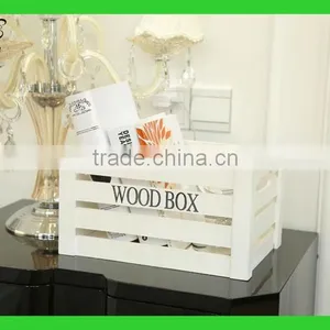 Small Wooden Box Home Decorative Storage Box thumbnail-4