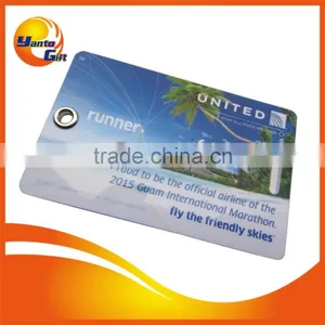 Custom Printing Plastic Luggage Tag With Metal Loop thumbnail-1