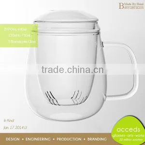 Handcrafted High Quality Ti-Borosilicate Lead-Free Glass Tea Pot thumbnail-5