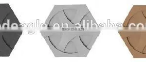 Bathroom or Kitchen Indoor Decoration Plain Concrete 3D Tiles Front Wall thumbnail-4