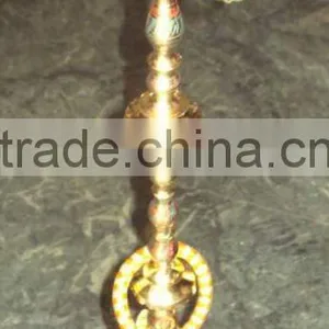 Decorative Brass Hookah, Arabic Brass Hookah, Tall Hookah thumbnail-1