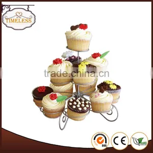 Hot Sale Iron Wire 3 Tier Cupcake Stand, Metal Cake Stand, Cake Stand thumbnail-1
