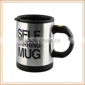 Stainless Lazy Self Stirring Mug Auto Mixing Tea Coffee Cup Office Home Gifts thumbnail-2