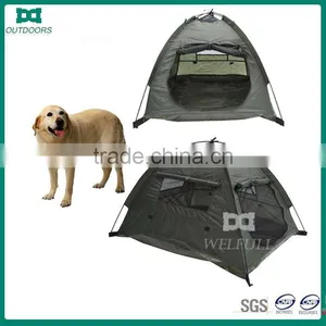 Folding Dome Cat Dog Pet Tent thumbnail-1
