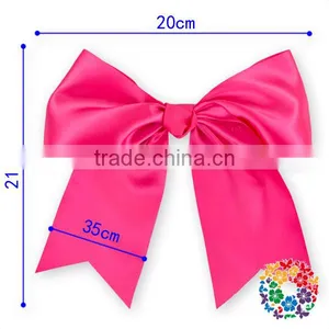 Royal Blue Ribbon Hair Bow 13 Color Choices, Snap Clip, Non Slip Grip, Newborn Hairbow thumbnail-5