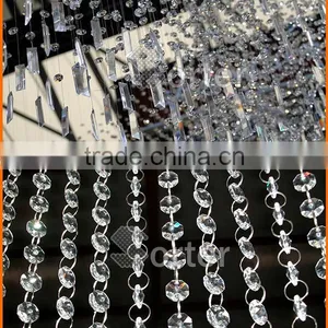 Romantic Handmade Crystal Bead Curtain Wedding Decoration thumbnail-1
