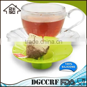 NBRSC Strict Quality Control Manufacturer Tea Bag Buddy Silicone Cup Cover With String Holder thumbnail-4