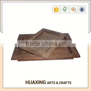 Portable Hot Selling Cheap Rectangular Wooden Tray thumbnail-4