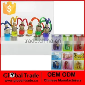 A1870 Car Air Freshener Bottles With Wood Lid Hanging Perfume Bottle Lid thumbnail-1