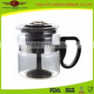 Commercial Glass Drinkware,Glass Tea Pot,Glass Coffee Pot thumbnail-1