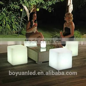 Led Remote Control Luminous Waterproof Rechargeable Mobile Pub Chair thumbnail-1