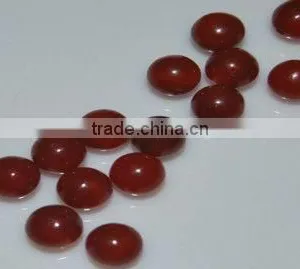 8mm Round Garnet Cabochons thumbnail-1