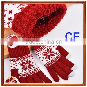 Ladies Fashion Ladies Fashion Touch Screen Gloves Smart Phone 3 Finger Touch Screen Gloves thumbnail-4