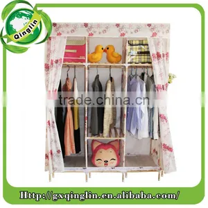 Modern Style High Qulity Oxford Fabric Solid Wardrobes for Home Furniture thumbnail-1