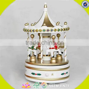 Wholesale Baby Wooden Mini Music Box Christmas Kids Wooden Mini Music Box W07B010B thumbnail-2
